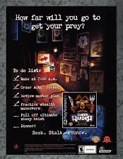 Arte publicitária Looney Tunes Sheep Raider Playstation 1 PS1 original 2001 impressão vintage , usado comprar usado  Enviando para Brazil