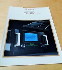 Mcintosh 1000 brochure usato  Vicenza