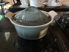 Crueset gray round for sale  Cohasset