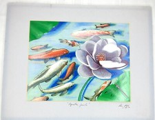 Art print aquatic for sale  Adamstown