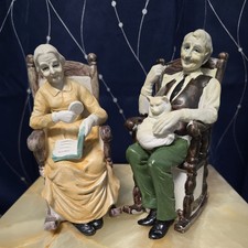 Figurines depict elderly for sale  SLEAFORD