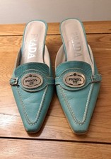 Prada sliders leather for sale  LOUGHBOROUGH