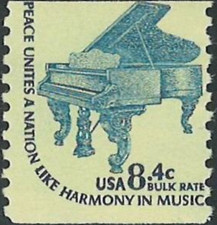 Bobina definitiva americana para piano de cauda Steinway 1978 EUA #1615C MNH 1978 comprar usado  Enviando para Brazil
