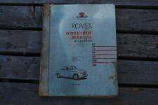 Rover workshop manual for sale  BEDWORTH