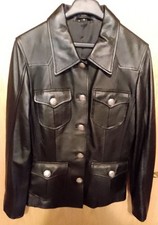 Damen lederblazer metallknöpf gebraucht kaufen  Gerabronn