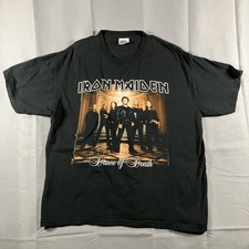 Camisa masculina vintage Iron Maiden grande dança da morte estampa dupla face 2003 2004, usado comprar usado  Enviando para Brazil