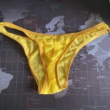 Men yellow mesh for sale  MANCHESTER