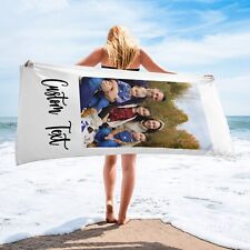 Toalha de praia personalizada para personalização de nome de foto, toalha de banho personalizada comprar usado  Enviando para Brazil