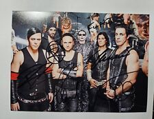 Rammstein autogramm 13x18 gebraucht kaufen  Dresden