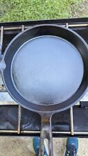 Frigideira de ferro fundido 10” vintage acampamento frigideira pesada sem marca ENVIO RÁPIDO comprar usado  Enviando para Brazil