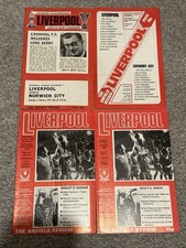 Liverpool programmes 1970s for sale Liverpool programmes 1970s for sale  CALNE