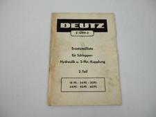 Deutz hydraulik kupplung gebraucht kaufen  Merseburg