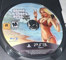 Grand Theft Auto Five V GTA 5 Sony PlayStation 3 PS3 somente disco testado funcionando, usado comprar usado  Enviando para Brazil