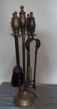 Brass fireside companion for sale  NEWPORT