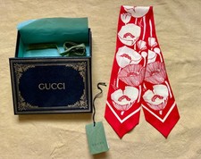 Gucci red silk for sale  UK