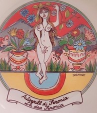 Piatto ceramica simone usato  Roma