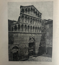 Incisione originale epoca usato  Viu
