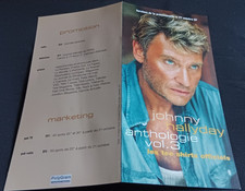 Johnny hallyday plaquette d'occasion  Sainghin-en-Mélantois