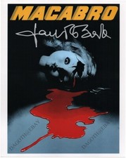 Foto MACABRE LAMBERTO BAVA 8x10 - Demons Blastfighter Giallo autógrafo / ASSINADO comprar usado  Enviando para Brazil