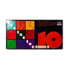 Jogo de tabuleiro Selchow & Righter Tic Tac Toe Times 10 caixa justo/VG comprar usado  Enviando para Brazil