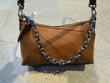 Bolsa de mão CK Calvin Klein Zoe tiracolo couro marrom comprar usado  Enviando para Brazil