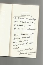 Autographe andrée chedid d'occasion Autographe andrée chedid d'occasion  Lannion