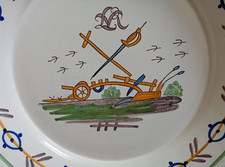 Assiette faience nevers d'occasion  Sotteville-lès-Rouen