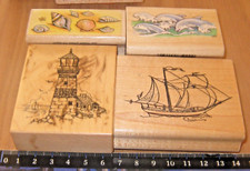Holzstempel muscheln leuchttur gebraucht kaufen  Seevetal
