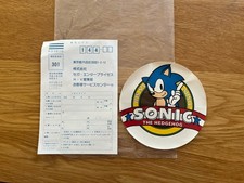 Adesivo Sonic Original e Sega Mega Drive Console Reg Card Japonês Raro! 1988, usado comprar usado  Enviando para Brazil