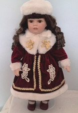 Porcelain doll red for sale  SUNBURY-ON-THAMES