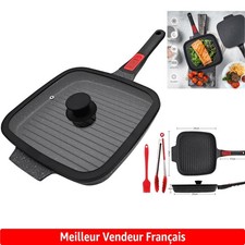 Poêle griller noir d'occasion  Matha