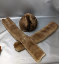 Vintage toque vison d'occasion  Ambarès-et-Lagrave