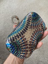 Peacock multicolour sequin for sale  GRANTHAM