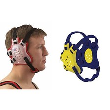 Capacete de luta livre Open Box Cliff Keen - F5 Tornado Series - Dourado/marinho/marinho comprar usado  Enviando para Brazil