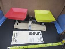 Ohaus School Balance vintage 1976 escala unidade de trabalho com manual comprar usado  Enviando para Brazil