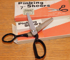 Vintage ciseaux dentée d'occasion  Saint-Louis