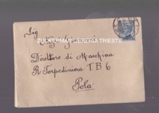Intero postale vuota usato  Trieste