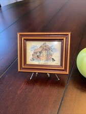 Mini quadro emoldurado de madeira 1996 TCR vintage Arca de Noé, usado comprar usado Mini quadro emoldurado de madeira 1996 TCR vintage Arca de Noé, usado comprar usado  Enviando para Brazil