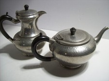 TEA y CAFETERAS VINTAGE MY LADY MARTILLADO A MANO PELTRE INGLATERRA "33", a juego segunda mano  Embacar hacia Mexico