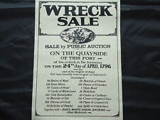 Ship wreck sale for sale  TORQUAY