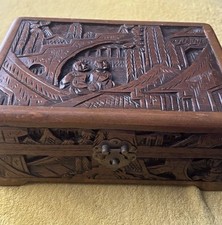 Camphor wood box for sale  HAYES
