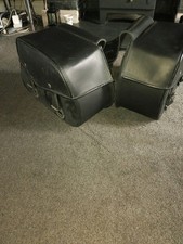 Black leather motorcycle for sale  BLACKPOOL