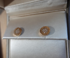 Brincos de ouro rosa 18kt com diamantes Pavê Bvlgari comprar usado  Enviando para Brazil