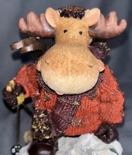 Christmas moose figurine for sale  Sandston