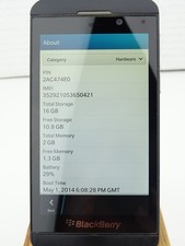 Celular BlackBerry Z10 STL100-3 - 16GB - GSM 4G preto (desbloqueado) (SIM único) comprar usado  Enviando para Brazil