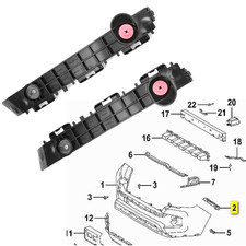 Pair front bumper for sale  Houston