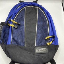 Mochila infantil LAND'S END azul e preta alça reforçada bolso garrafa de água comprar usado  Enviando para Brazil
