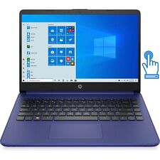 Notebook HP 14" HD tela sensível ao toque AMD 3020e 16GB 320GB Radeon gráficos azul índigo, usado comprar usado  Enviando para Brazil
