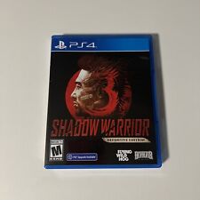 Shadow Warrior 3 Definitive Edition (Playstation 4) PS4 comprar usado  Enviando para Brazil