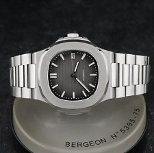 Relógio estilo "Jumbo" feito sob medida 40mm mostrador azul escuro com movimento automático NH35 comprar usado  Enviando para Brazil
